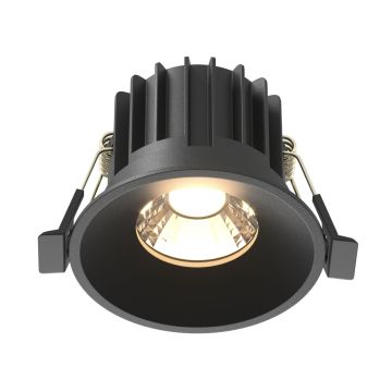 Maytoni Round DL058-12W3K-B Inbouwspot 1x12W/LED 3000K 910lm IP20