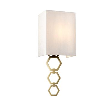 Elstead Lighting Ria RIA-SMALL-AB Wandlamp 1x60W/E27