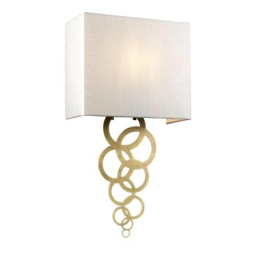 Elstead Lighting Rosa ROSA-MEDIUM-AB Wandlamp 1x60W/E27