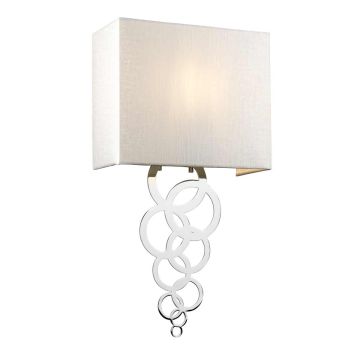 Elstead Lighting Rosa ROSA-MEDIUM-PC Wandlamp 1x60W/E27
