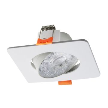Light Prestige Plus LP-1506/1RS WH Square Inbouwspot 1x7W/LED 3000K|4000K|6000K IP20