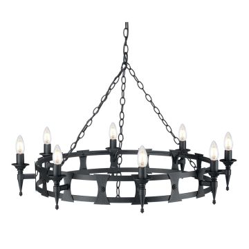 Elstead Lighting SAXON SAX8-BLK Kroonluchter 8x60W/E14