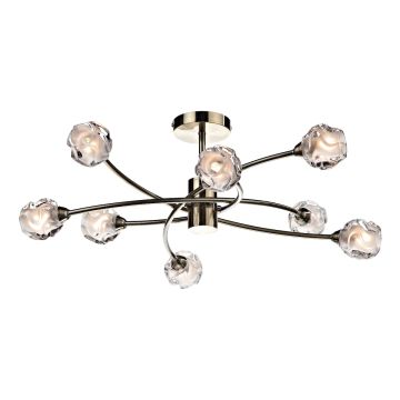 Dar Lighting SEATTLE SEA0875 Plafondlamp 8x40W/G9 IP20