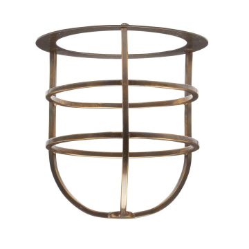 Elstead Lighting SHELDON SHEL-SOM-CAGE-BR Glazen kap