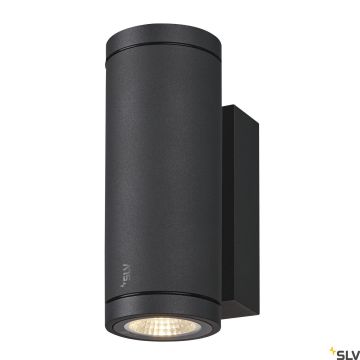 SLV ENOLA ROUND 1003424 Wandlamp 2x7.8W/LED 3000/4000K 620/700LM IP65