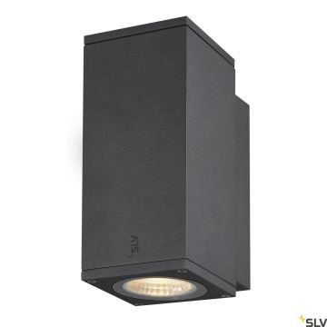 SLV ENOLA SQUARE 1003416 Wandlamp 1x6W/LED 3000/4000K 500LM IP65