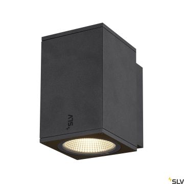 SLV ENOLA SQUARE 1003417 Wandlamp 1x11W/LED 3000/4000K 980LM IP65