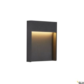 SLV FLATT 1002952 Wandlamp 1x14W/LED 3000/4000K 460LM IP65