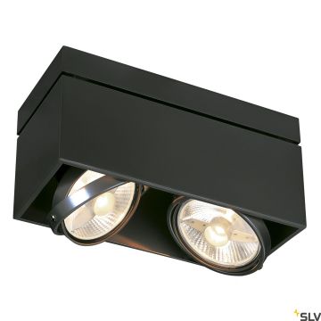 SLV KARDAMOD 117110 Opbouwspot 2x75W/GU10/ES111 IP20