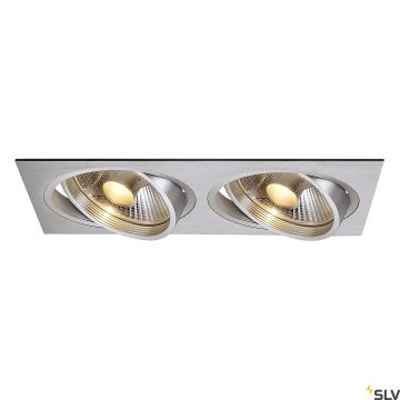SLV NEW TRIA 111382 Inbouwspot 2x75W/GU10/ES111 IP20