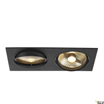 SLV NEW TRIA 113840 Inbouwspot 2x75W/GU10/ES111 IP20