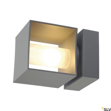 SLV SQUARE 1000335 Wandlamp 1x42W/G9 IP44