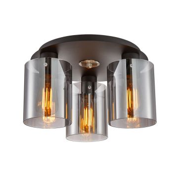 Italux Sardo SPL-5581-3SC-BK-SG Plafondlamp 3x40W/E27 IP20