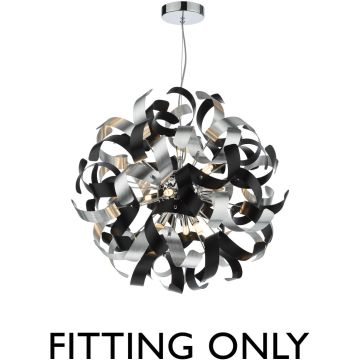 Dar Lighting Swash SWA1350-SP Ophanging 9x40w/g9