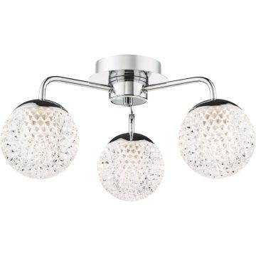 Dar Lighting Teva TEV5350 Plafondlamp 3x5w/g9 ip44