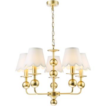 Dar Lighting Tilda TIL0535 Kroonluchter 5x40w/e14