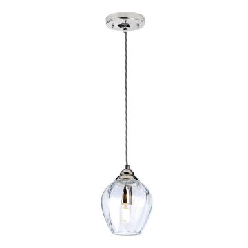 Elstead Lighting Tiber TIBER-P-CLEAR Hanglamp 1x60W/E27