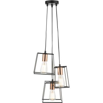 Dar Lighting Tower TOW0322 Hanglamp 3x60w/e27
