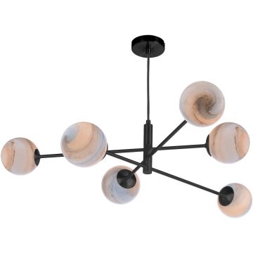 Dar Lighting Vignette VIG0622-07L Hanglamp 6x40w/g9 ip20