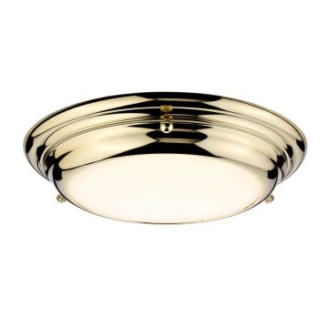 Elstead Lighting WELLAND MINI WELLAND-F-S-PB Plafondlamp 1x12W/LED 1080LM IP54