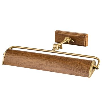 Elstead Lighting Winchfield WINCHFIELD-PLM-AB-OAK Schilderijlamp 2x40W/E14 IP20