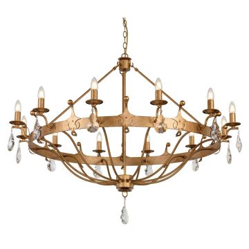 Elstead Lighting WINDSOR WINDSOR12-GOLD Kroonluchter 12x60W/E14