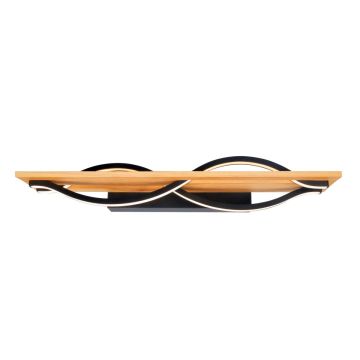 Italux Conato WL-23848-30W-BK-GD Wandlamp 2x14W/LED 3000K 530lm IP20