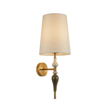 Italux Moren WL-84678-AB Wandlamp 1x60W/E27 IP20