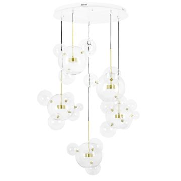 King Home CAPRI DISC XCP9148-5A Hanglamp 10x7W/LED 3000K IP20