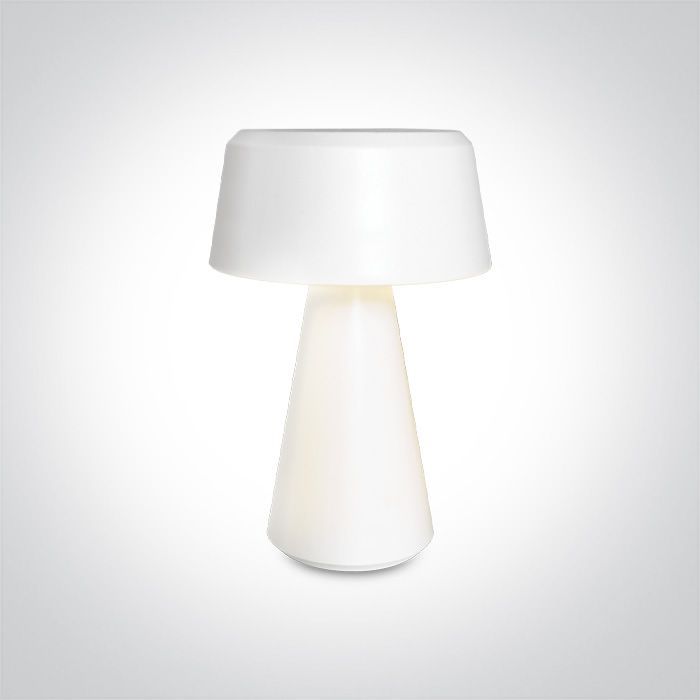One LIght-Portable Table Lights-61088/W-ONE61088/W